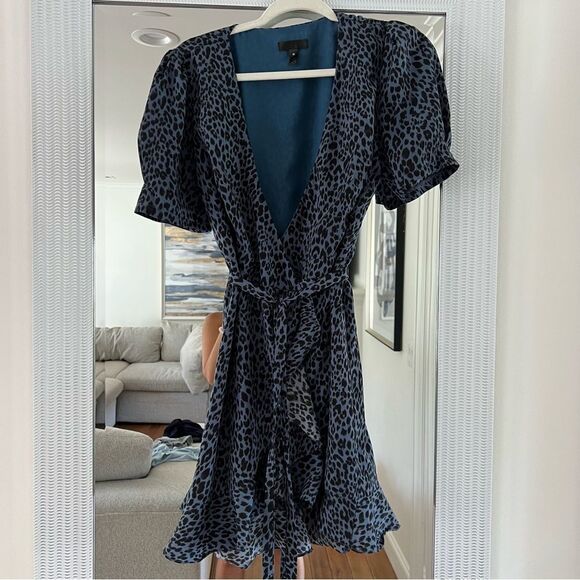 AQUA Blue Cheetah Dress - Picture 2 of 7